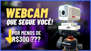 WEBCAM FULLHD com Face Tracking  Gravação na Vertical  Comando por Gestos  Aicoco AC400 [upl. by Rollecnahc373]