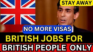 No More Jobs For Foreign Citizens In The UK [upl. by Ithsav399]