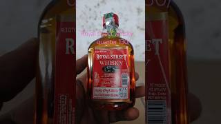 royal street whisky quarter 180 andhrapradesh whisky apliquor trending [upl. by Ahtilat]