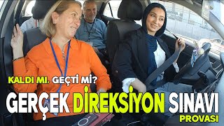 GERÃ‡EK DÄ°REKSÄ°YON SINAVI PROVASIADAYIMIZ GEÃ‡TÄ° MÄ° KALDI MI [upl. by Alesi]