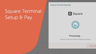 Square Terminal Setup amp Pay [upl. by Dixil]