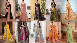 Latest Modern Saree Designs Ideas 2022  New Beautiful Saree Collection  Indian Saree Collection [upl. by Yendor]