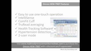 Omron HEM790IT Review  Automatic Blood Pressure Monitor [upl. by Lattie956]