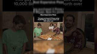 Most Expensive pizza bought ever using bitcoins Guy who bought pizza through 10000 bitcoins viral [upl. by Ailam]