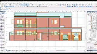 Comment réaliser des vues de façades avec Archicad [upl. by Devan]