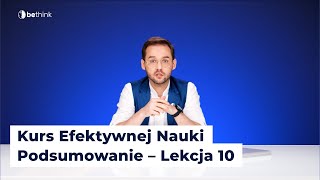 Krytyczne myślenie heurystyki i błędy poznawcze  Podsumowanie  Kurs Efektywnej Nauki [upl. by Azmuh]