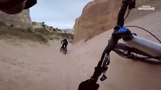 INSANE Downhill Mountain Bike POV Speed Runs  People Are Awesome [upl. by Nemra]