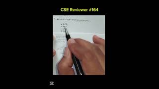 CSE Reviewer 164 [upl. by Ynohtnakram]