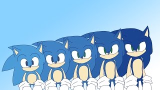 Sonic  25 years in 1 minute [upl. by Eilerua281]