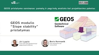 Presentation of GEO5 module “Slope stability” [upl. by Linn]