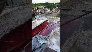 Red crystal stone 😱 shortsfeed viralshort viralvideo [upl. by Keavy681]