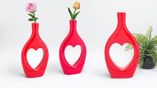 Stylist Flower Vase making  Cement flower vase  Gypsum flower vase  Showpieces making [upl. by Negyam]