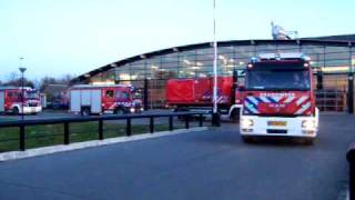 Compagnie Brandweer ZuidHollandZuid vertrekt vanaf kazerne Geldermalsen [upl. by Pedaias]