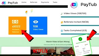 Paytub real or fake  Paytub withdrawal  How to complete tasks in paytub [upl. by Farr]