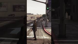 GTA V  Le atropellan a Trevor y este se desquita [upl. by Esinyt]