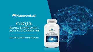 Natures Lab CoQ10  Alpha Lipoic Acid  Acetyl LCarnitine HCl Capsules  Supports Heart Health [upl. by Deerdre]