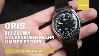 Unboxing Oris Big Crown Waldenburgerbahn Limited Edition 01 754 7785 4084Set [upl. by Yelah236]