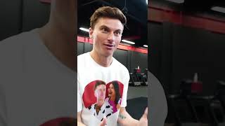 He can never stay serious🤣 gymgirl funnyvideos challenge interview [upl. by Lorinda]