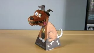 Amazing 3D Swivel Head illusion Gruff the dog [upl. by Ezechiel]