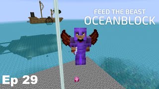 FTB Oceanblock 1165  Episode 29  Revenge flight and automated plastic [upl. by Suiluj]