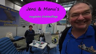 Magische StuhlauflageBesuch bei Jens amp Manu in Leipzig auf der Touristik amp Caravaning Messe 2024 [upl. by Joline898]