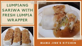 LUMPIANG SARIWA WITH FRESH LUMPIA WRAPPER [upl. by Aniratak]