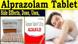 Alprazolam Tablets ip 05 mg 025 mg  Alpracare 05 tablet  Uses review Side Effects Dose [upl. by Hieronymus]