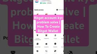 Bitget account kyc problem solve  Bitget account kyc verification  How To Create Bitget Wallet [upl. by Aiciled]