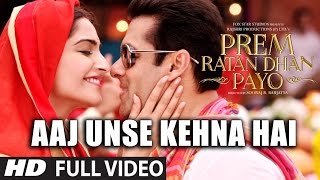 Aaj Unse Kehna Hai FULL VIDEO Song  Prem Ratan Dhan Payo Songs  Female Version  TSeries [upl. by Lleneg]