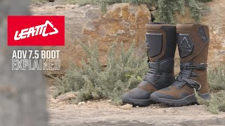 ADV 75 Boot Explained  Leatt Adventure [upl. by Karlotta]