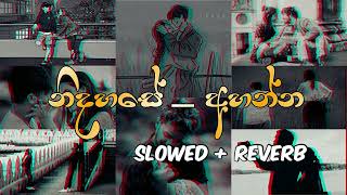 Best Sinhala Song  Collection  SLOWED amp REVERB   NIDAHASE AHANNA [upl. by Leifeste]