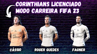 Corinthians licenciado no Modo Carreira no FIFA 23 Console [upl. by Noyad]