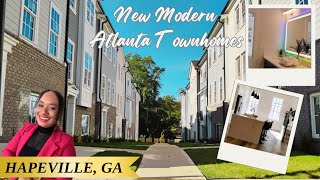 New Townhomes in Atlanta GA  New Construction In Atlanta Metro Area  Hapeville Homes For Sale [upl. by Airetak121]