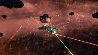 Star Trek Online Starfleet Dreadnought vs Klingons [upl. by Cerallua]