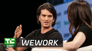 Optimizing space itself with WeWorks Adam Neumann  Disrupt NY 2017 [upl. by Akemyt]