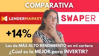 LENDERMARKET vs SWAPER 🚀 Las de MÁS ALTO RENDIMIENTO en mi cartera de inversión ¿Cuál es MEJOR [upl. by Airetnahs]