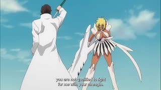 Aizen VS Halibel English Sub [upl. by Ateloj]