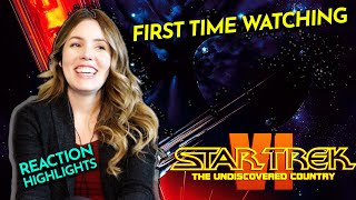 Cami cries for STAR TREK VI THE UNDISCOVERED COUNTRY 1991 Movie Reaction FIRST TIME WATCHING [upl. by Ylrad]