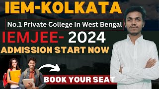 IEM COLLEGE 2024 ADMISSION PROCESS❓ IEMJEE EXAM😲  EXAM DATE  EXAM PATTERN  IEM COLLEGE REVIEW✅ [upl. by Correy567]