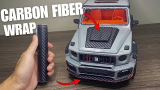 DIY Carbon fiber wrap on Mercedes G 900 [upl. by Ahsikar]