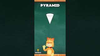 Learn Shapes  Pyramid  Video for Kids  Fun Learning [upl. by Paucker]