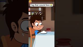 Sound Box😐 funmoji2d funny villagecomedy comedyshorts shorts shortvideos cartoon comedy [upl. by Ekal]