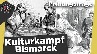 Kulturkampf inhaltlich und chronologisch erklärt  Definition Ursachen Maßnahmen Prüfungsfrage [upl. by Ayeka173]