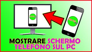 Come MOSTRARE lo SCHERMO DEL TELEFONO SUL PC 📲💻 [upl. by Nyrrat]