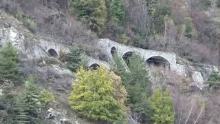 Le train jaune vue le 30 novembre 2018 [upl. by Hairom]