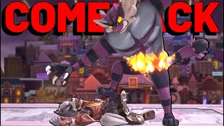 CRAZY INCINEROAR COMEBACK  Super Smash Bros Ultimate [upl. by Hijoung]