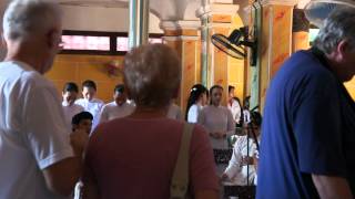 Cao Dai church service in Vietnam [upl. by Gustavo]