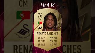 Renato SANCHES FIFA Evolution 🇵🇹 Fifa 17  Fifa 23 [upl. by Omidyar]