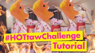 How to HOTtawChallenge  Spicy Oishi Prawn Crackers [upl. by Gargan]