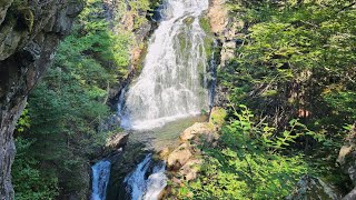 Crystal Cascade and Glen Ellis Falls Pinkham Notch [upl. by Frisse]